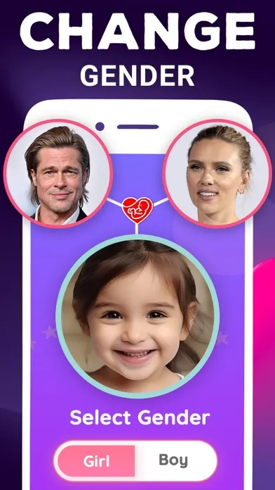 Ảnh chụp màn hình của AI Baby Generator - Maker Face