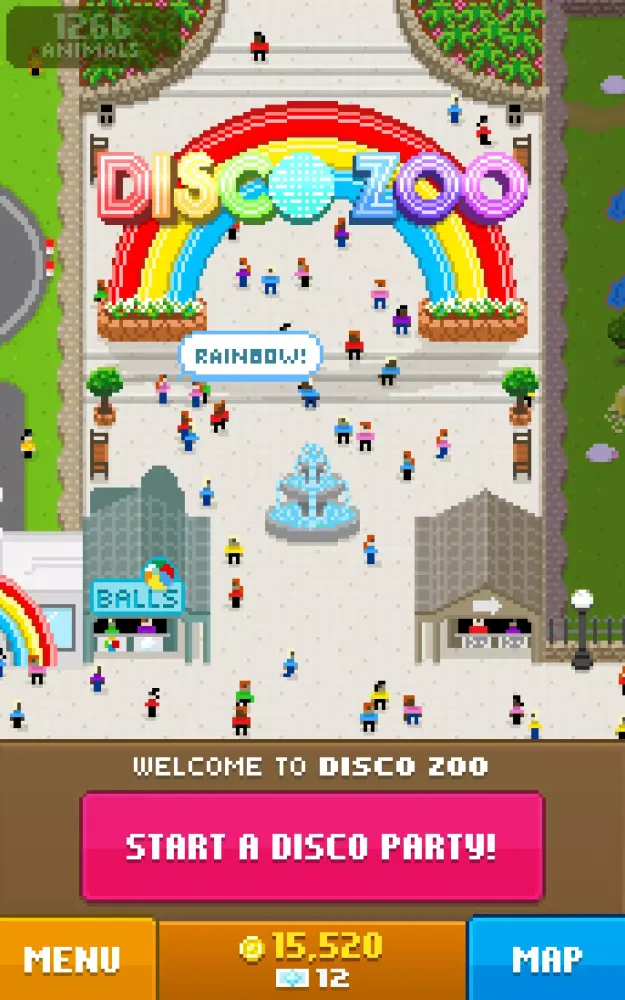 Ảnh chụp màn hình của Disco Zoo