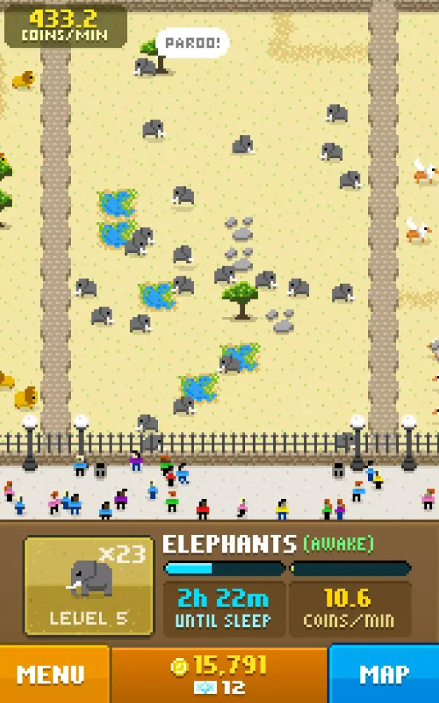 Ảnh chụp màn hình của Disco Zoo