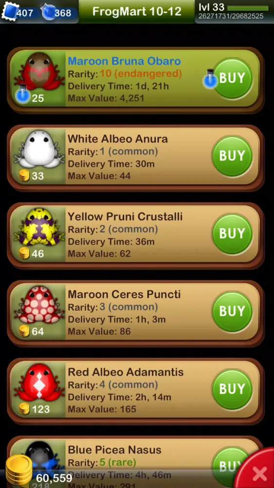 Zrzuty ekranu Pocket Frogs