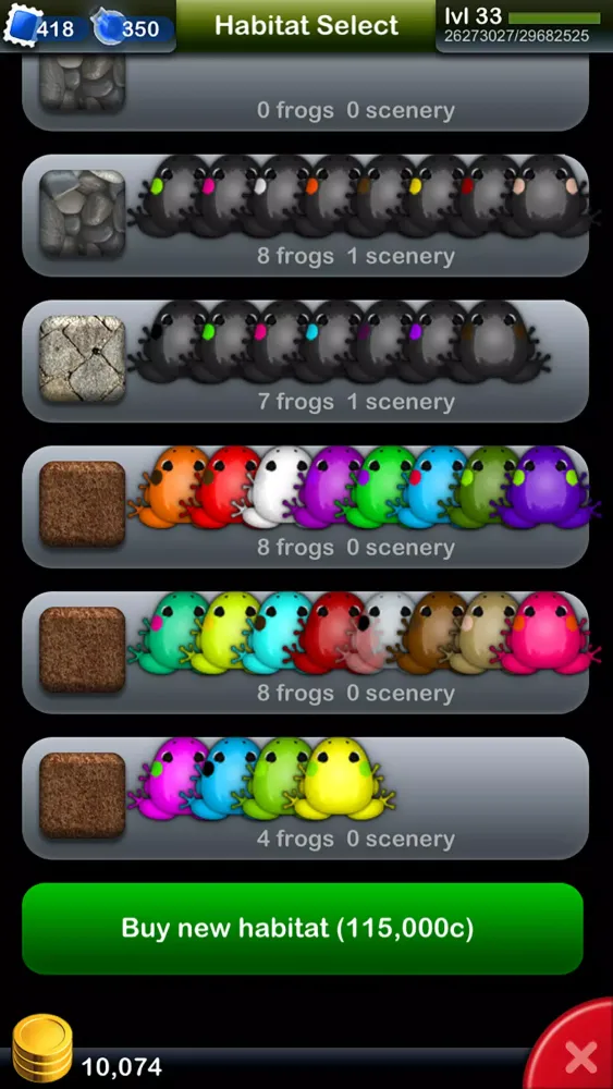 Zrzuty ekranu Pocket Frogs