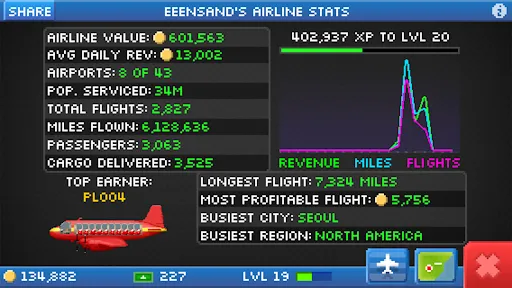 Pocket Planes: Airline Tycoon应用截图