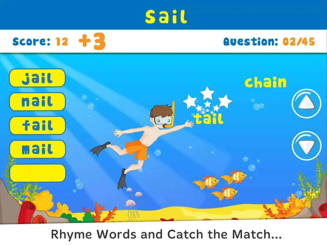 Bud's Rhyming Words - Kids learn word families, CVC, short & long vowel words iPad  Screenshots