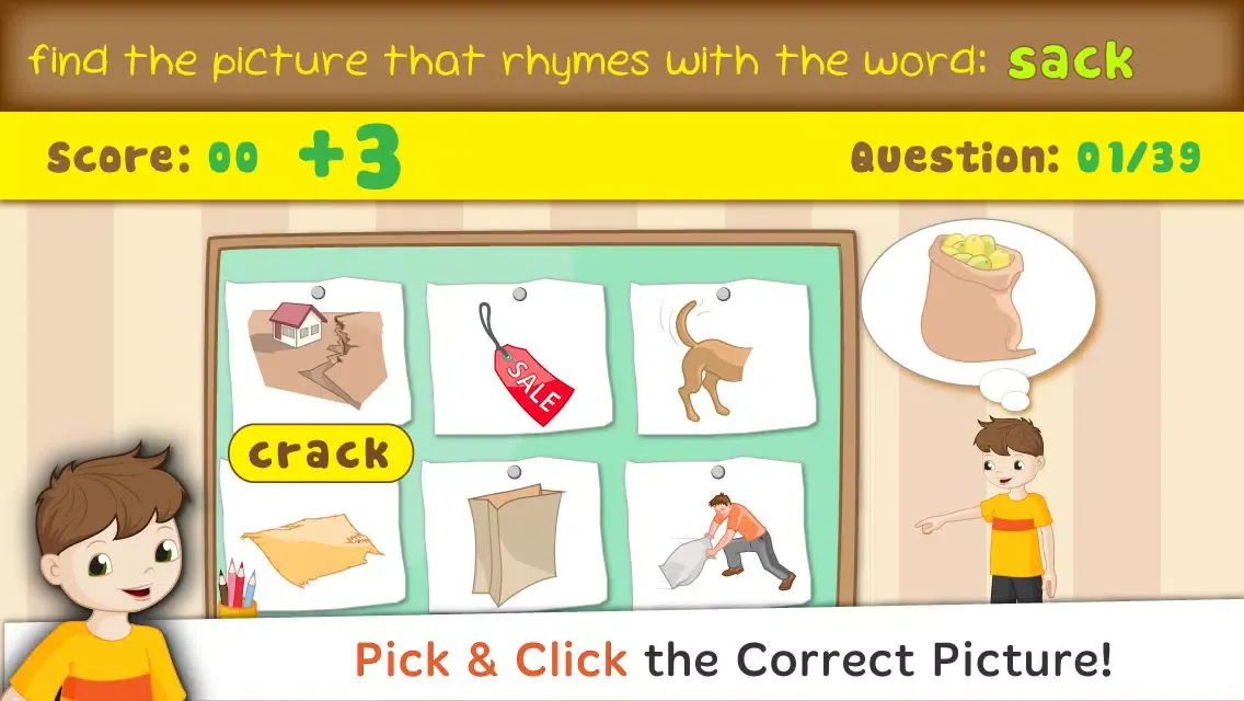 Bud's Rhyming Words - Kids learn word families, CVC, short & long vowel words Screenshots