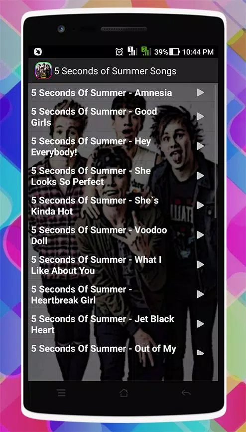 5 Seconds of Summer Songs Screenshots