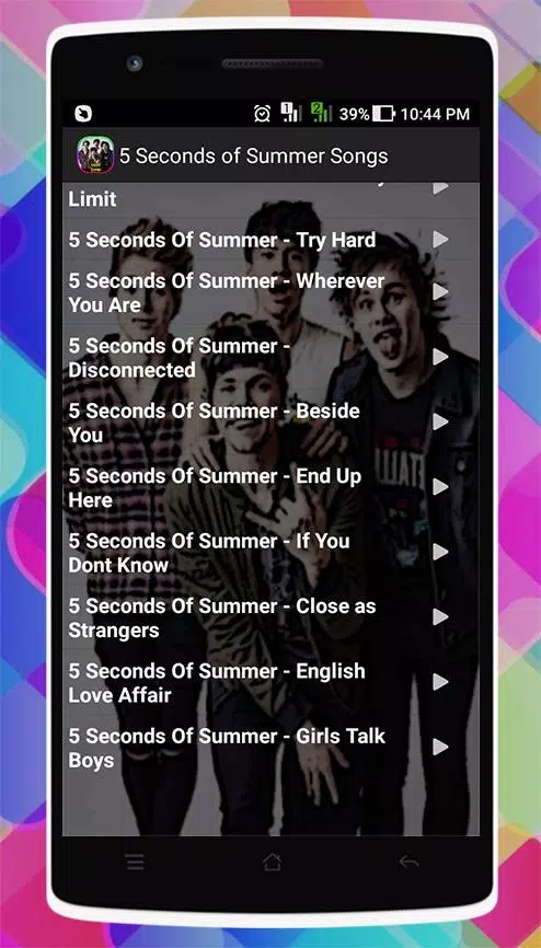 5 Seconds of Summer Songs Screenshots