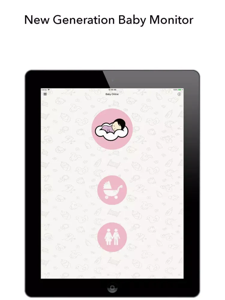 Capturas de pantalla de Baby Monitor+ Pro iPad 