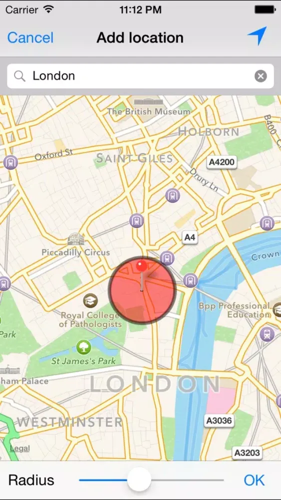 Capturas de tela do GPS Alarm - Geo-specific alarm clock