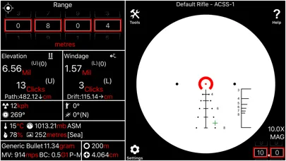 Ảnh chụp màn hình của Ballistics Pro