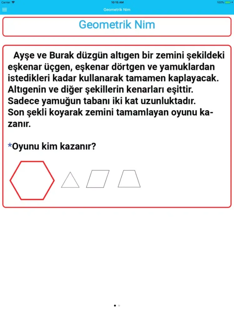 Captures d'écran de Nim Oyunları iPad 