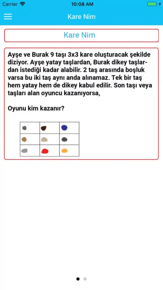 Captures d'écran de Nim Oyunları