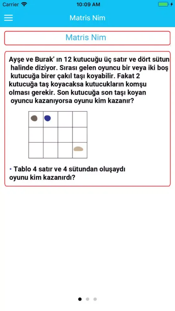 Captures d'écran de Nim Oyunları