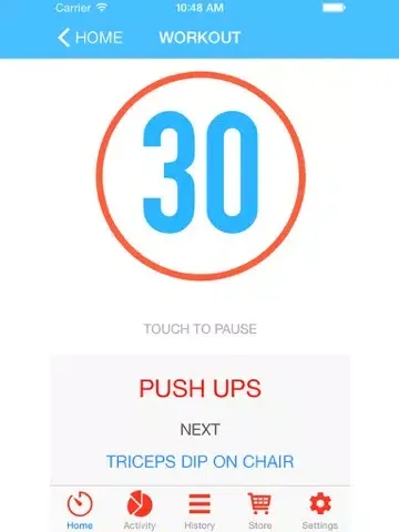 7 Minute workout for iPhone - The Best personal trainer plus daily workout for flat abs & fast calories burn iPad Screenshots
