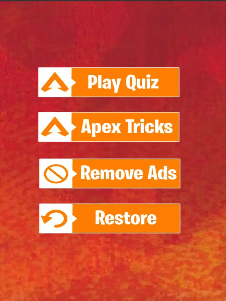 Apex Quiz iPad  Screenshots