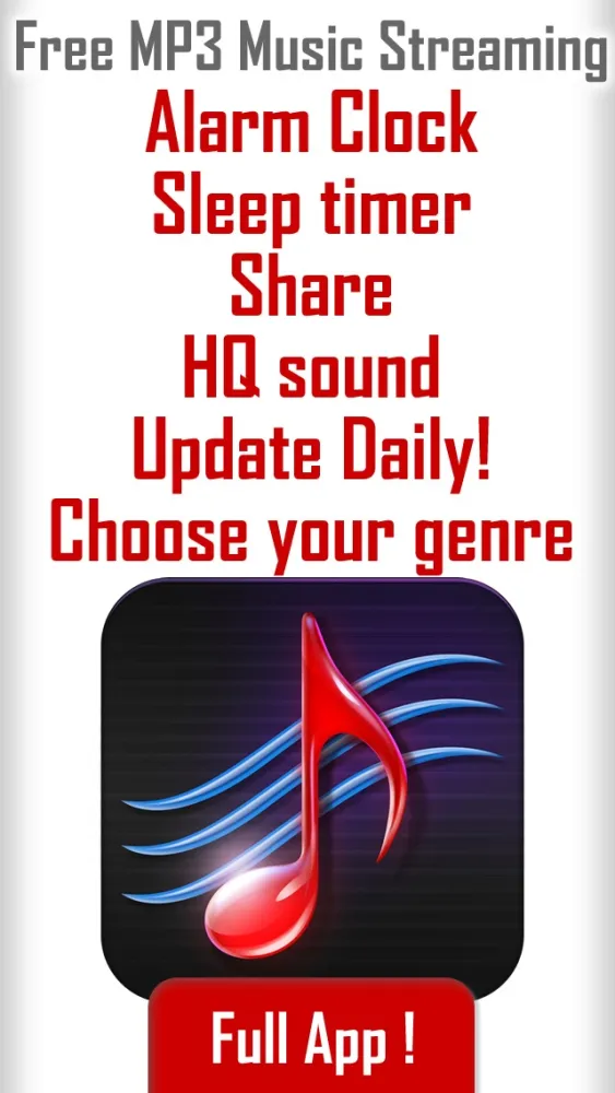 Capturas de pantalla de Free MP3 music hits streaming - Online songs and live cloud radio stations player & DJ playlists from the internet