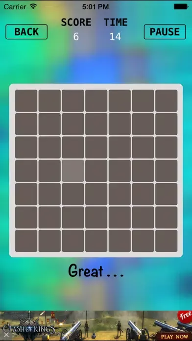 Zrzuty ekranu Color cube - spot the different square