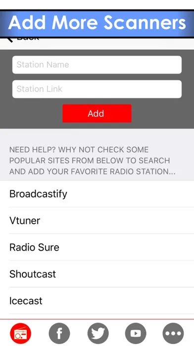 Tangkapan layar Police live radio scanners - Listen to the best police scanner feeds from all over the world