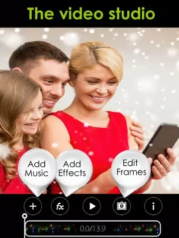 Insta Video - Video FX effects editor plus live filters & movie maker iPad 應用截圖
