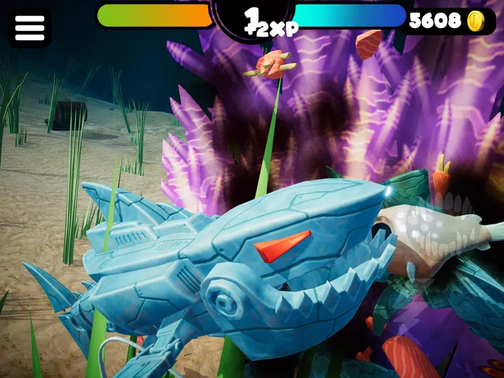 FISH 3D GROWING AND EATING iPad  Screenshots