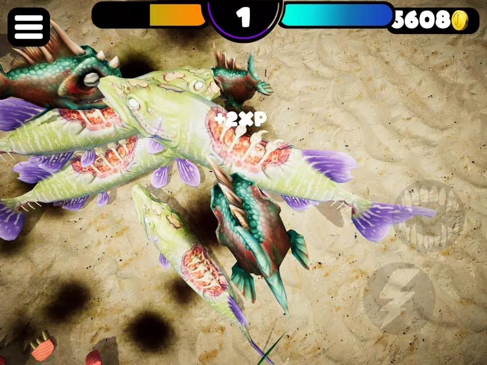 FISH 3D GROWING AND EATING iPad  Screenshots