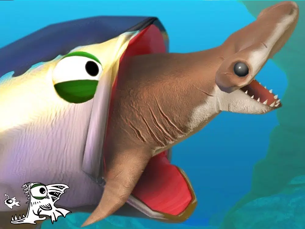 FISH 3D GROWING AND EATING iPad  Screenshots