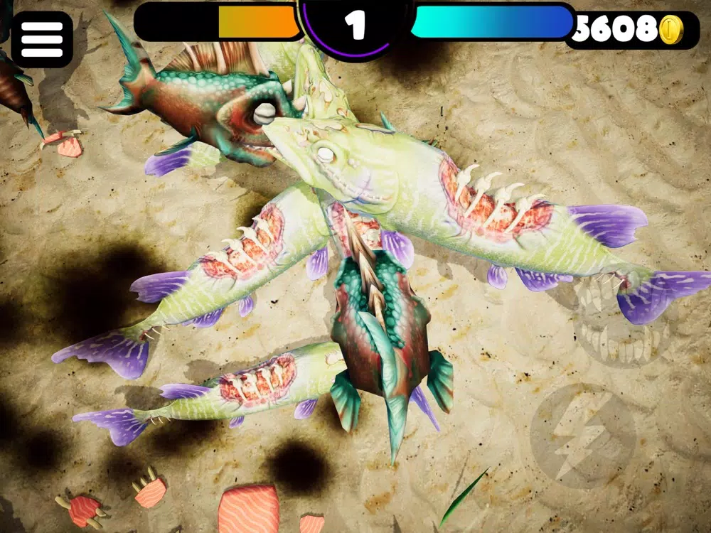 FISH 3D GROWING AND EATING iPad  Screenshots