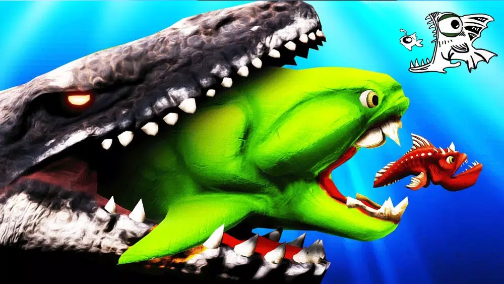 FISH 3D GROWING AND EATING Screenshots