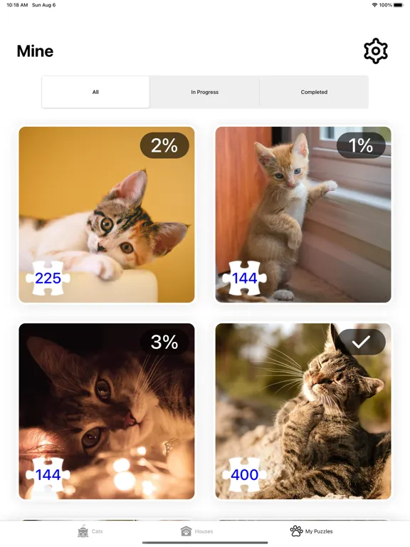 Cat Jigsaw - Classic Puzzle iPad  স্ক্রিনশট