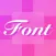 Fonts-Widget & Icon