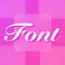 Fonts-Widget & Icon