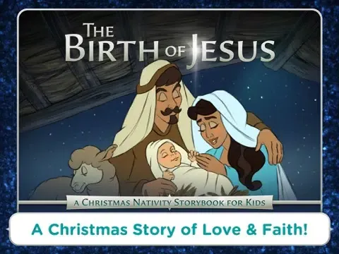 Capturas de pantalla de The Birth of Jesus: A Christmas Nativity Story Book - Children's Story Books, Read Along Bedtime Stories for Preschool, Kindergarten Age School Kids and Up iPad 