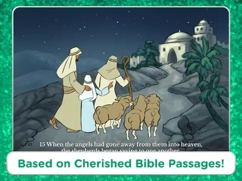 Capturas de pantalla de The Birth of Jesus: A Christmas Nativity Story Book - Children's Story Books, Read Along Bedtime Stories for Preschool, Kindergarten Age School Kids and Up iPad 