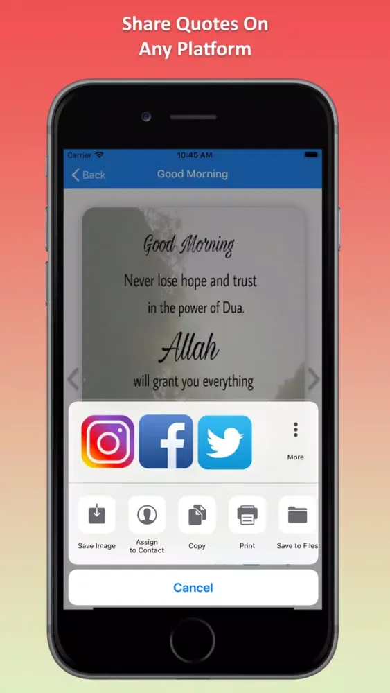 Motivation cool quote app سکرین شاٹس