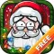 Doodle Bomb Jolly Holiday Edition - Christmas, Hanukkah, Thanksgiving, Black Friday Shopping, and New Years Eve, and party stickers!
