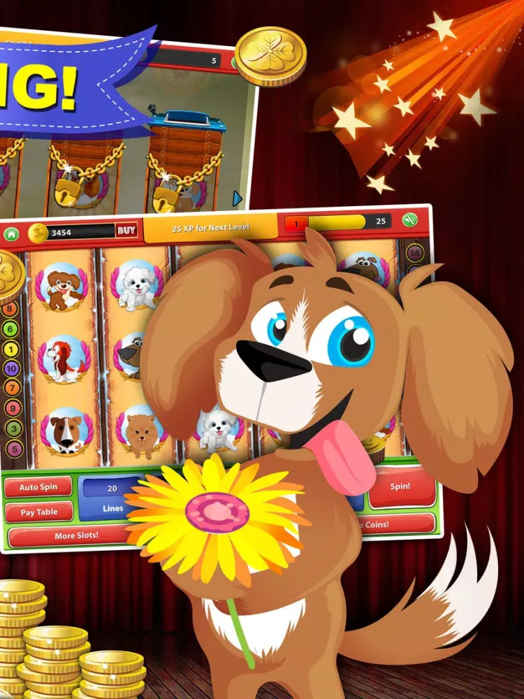 Скриншоты Furry Fortune Pets Slots Gold Wild Animals Casino iPad 