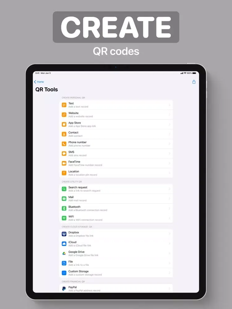 Air X Tag iPad  スクリーンショット