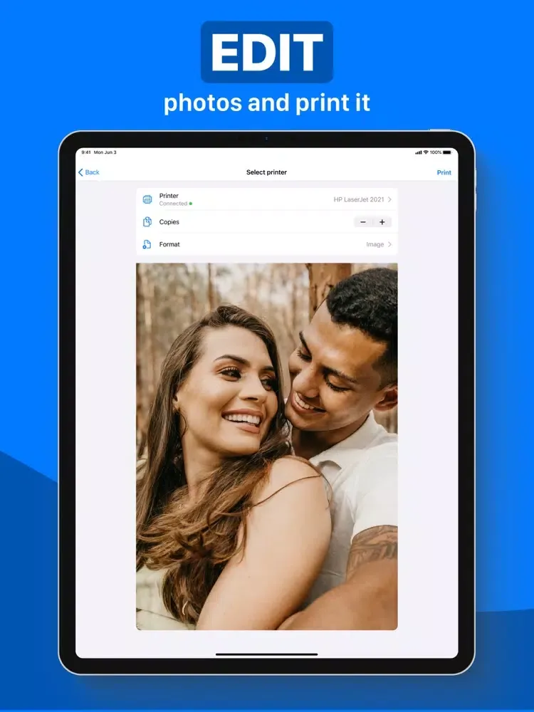 Tangkapan skrin Air Printer App ® iPad 