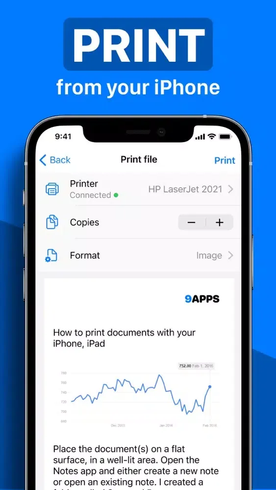 Tangkapan skrin Air Printer App ®