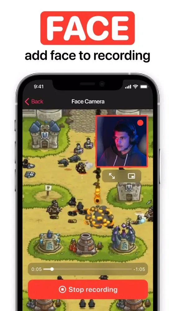 Capturas de pantalla de Screen Recorder with FaceCam