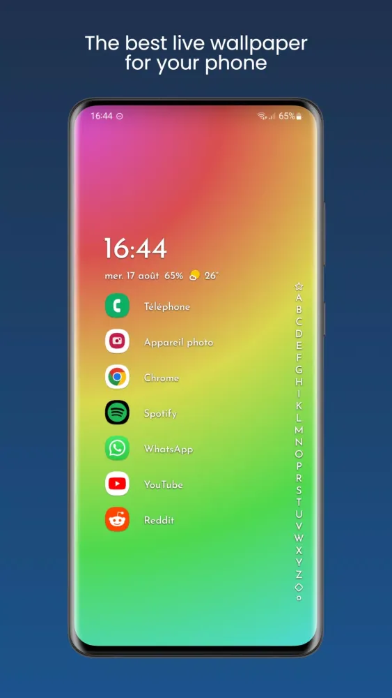 Rainbow colors live wallpaper應用截圖