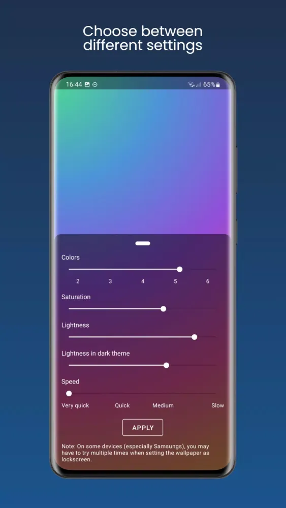 Rainbow colors live wallpaper應用截圖