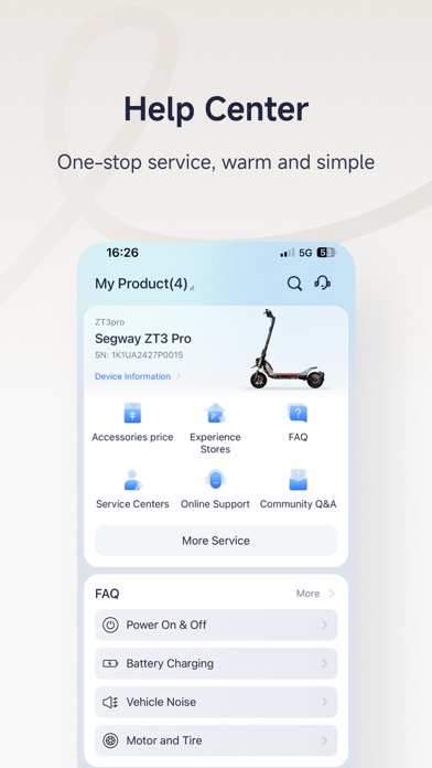 Captures d'écran de Segway-Ninebot