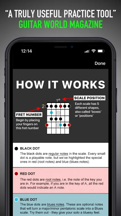 Guitar Jam Tracks: Scale Buddy Screenshots
