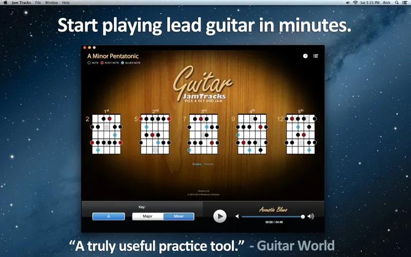 Capturas de pantalla de Guitar Jam Tracks - Scale Trainer & Practice Buddy