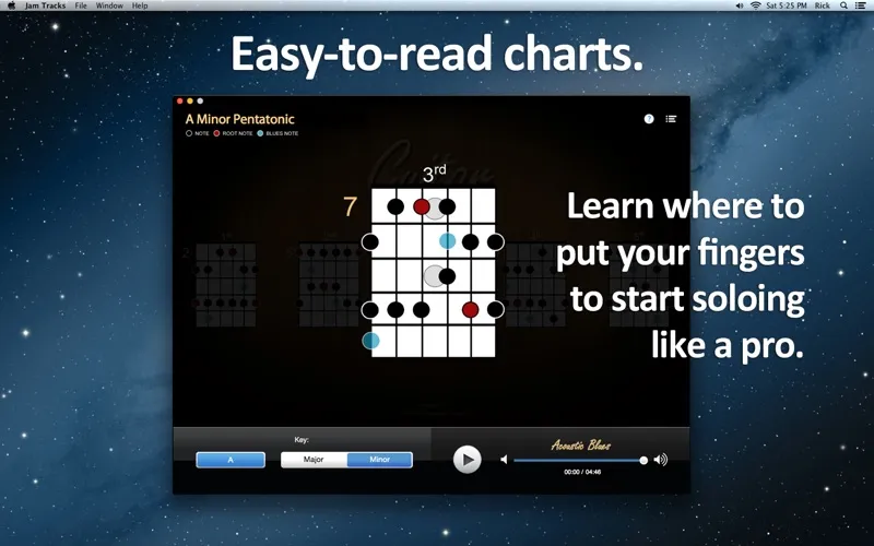 Capturas de pantalla de Guitar Jam Tracks - Scale Trainer & Practice Buddy