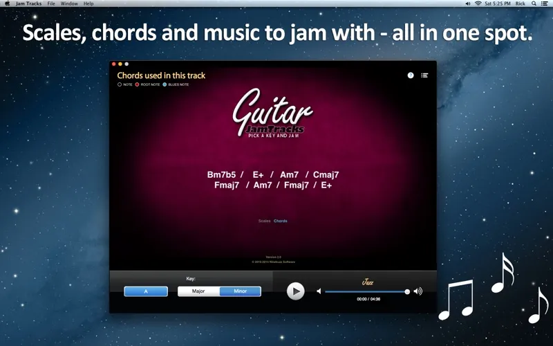 Capturas de pantalla de Guitar Jam Tracks - Scale Trainer & Practice Buddy