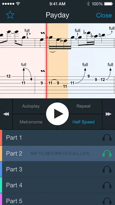 Guitar Lick Master - 50+ Licks, Ultimate Trainer with Smart Tabs Ekran Görüntüleri