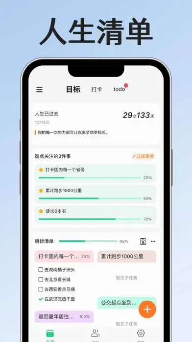 Captures d'écran de 小光芒-自律打卡 专注计时器