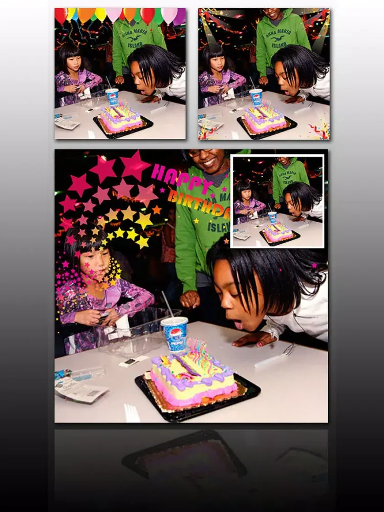 Birthday Frame Greetings iPad  سکرین شاٹس