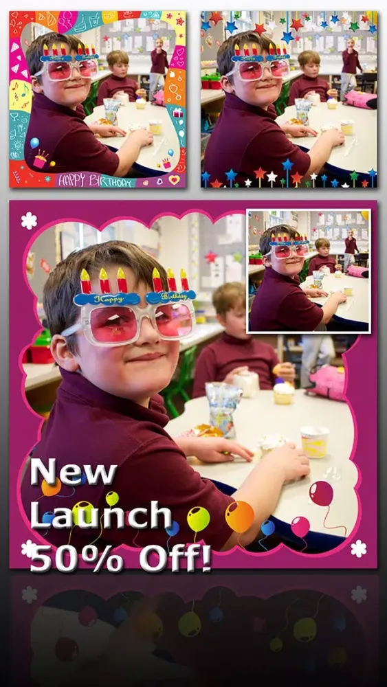 Birthday Frame Greetings سکرین شاٹس